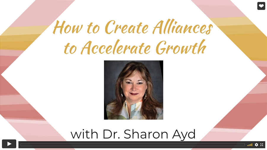 How to Create Alliances to Accelerate Growth Video Screen